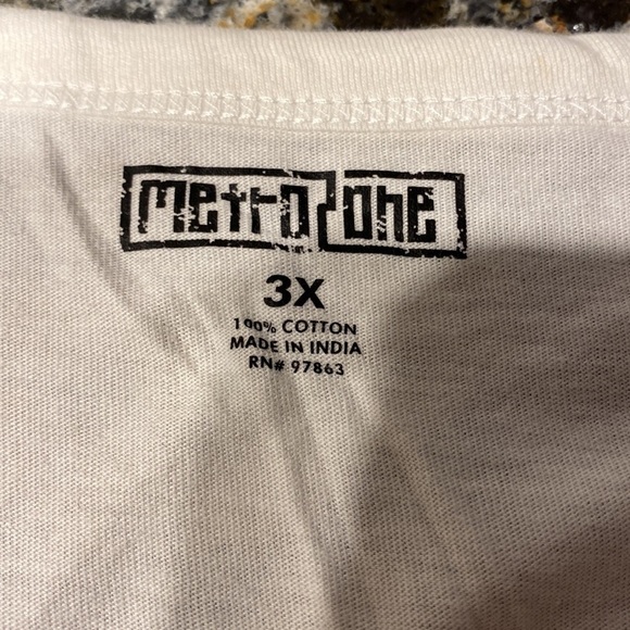 J womens Metrozone casual short sleeve plus size t shirt 3X - Picture 3 of 4